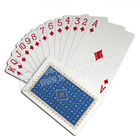El póker plástico de encargo marcó tarjetas/tarjetas de la marca en naipes del profesional del póker