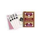 Copag Tejas los sostiene las tarjetas de juego rojas/del negro de los apoyos con índice del jumbo del tamaño del póker